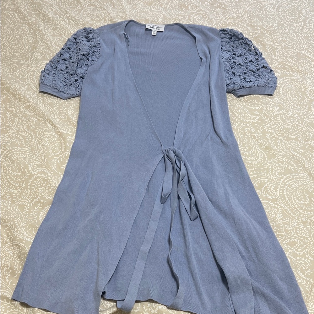 Chic Blue wrap around dress